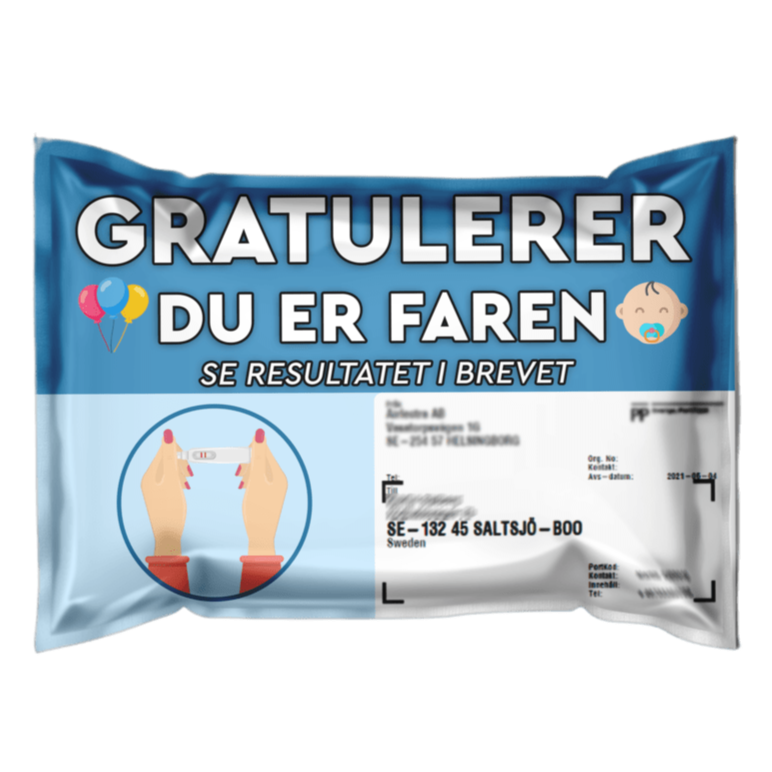 Gratulerer du er faren