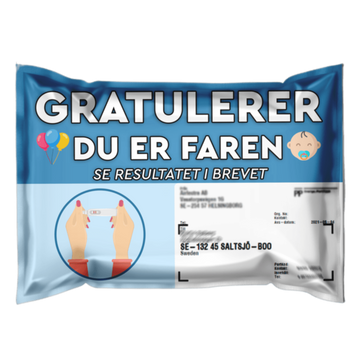 Gratulerer du er faren